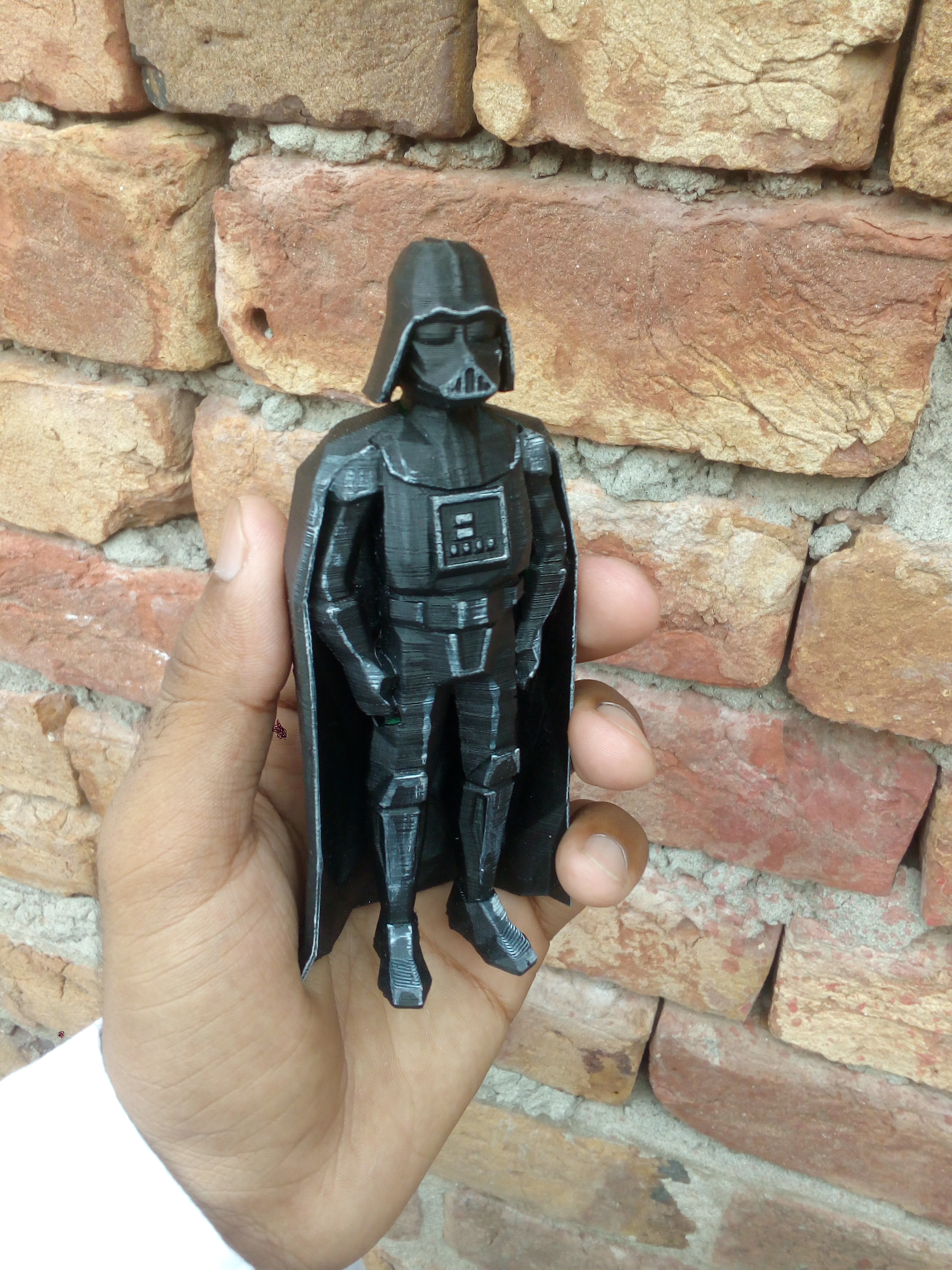 Low-Poly Darth Vader Thick Cape Remix