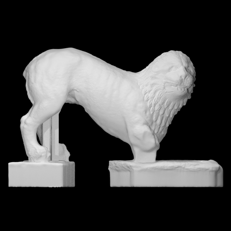 Etruscan funerary lion