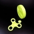 The Penny Fidget Top Spinner with Arena-Dock (use 10-12in's of string for spinning spinner) image