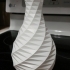 Low-poly Rose Twist Vase image