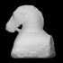 Fragment of the head of a horse image
