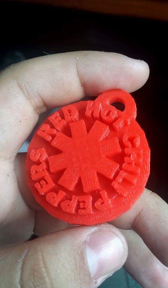 Red hot chilli peppers keychain
