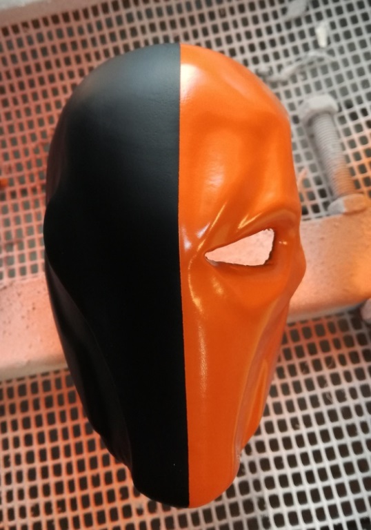 Deathstroke mask Arkham Origins with Back Piece
