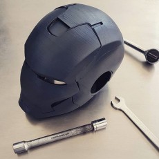 Picture of print of Iron Patriot Helmet (Iron Man) This print has been uploaded by FABtotum