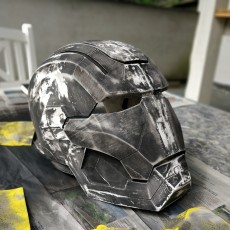 Picture of print of Iron Patriot Helmet (Iron Man) This print has been uploaded by Bjarke Mejlvang