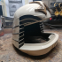 Battlestar Galactica Colonial Viper Pilot Helmet print image