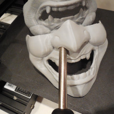Picture of print of Samurai Half Mask (Mempo)