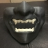 Samurai Half Mask (Mempo) print image