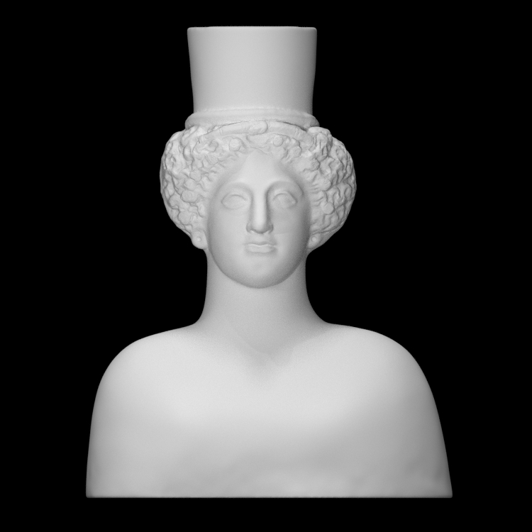 Greek bust of a Goddess