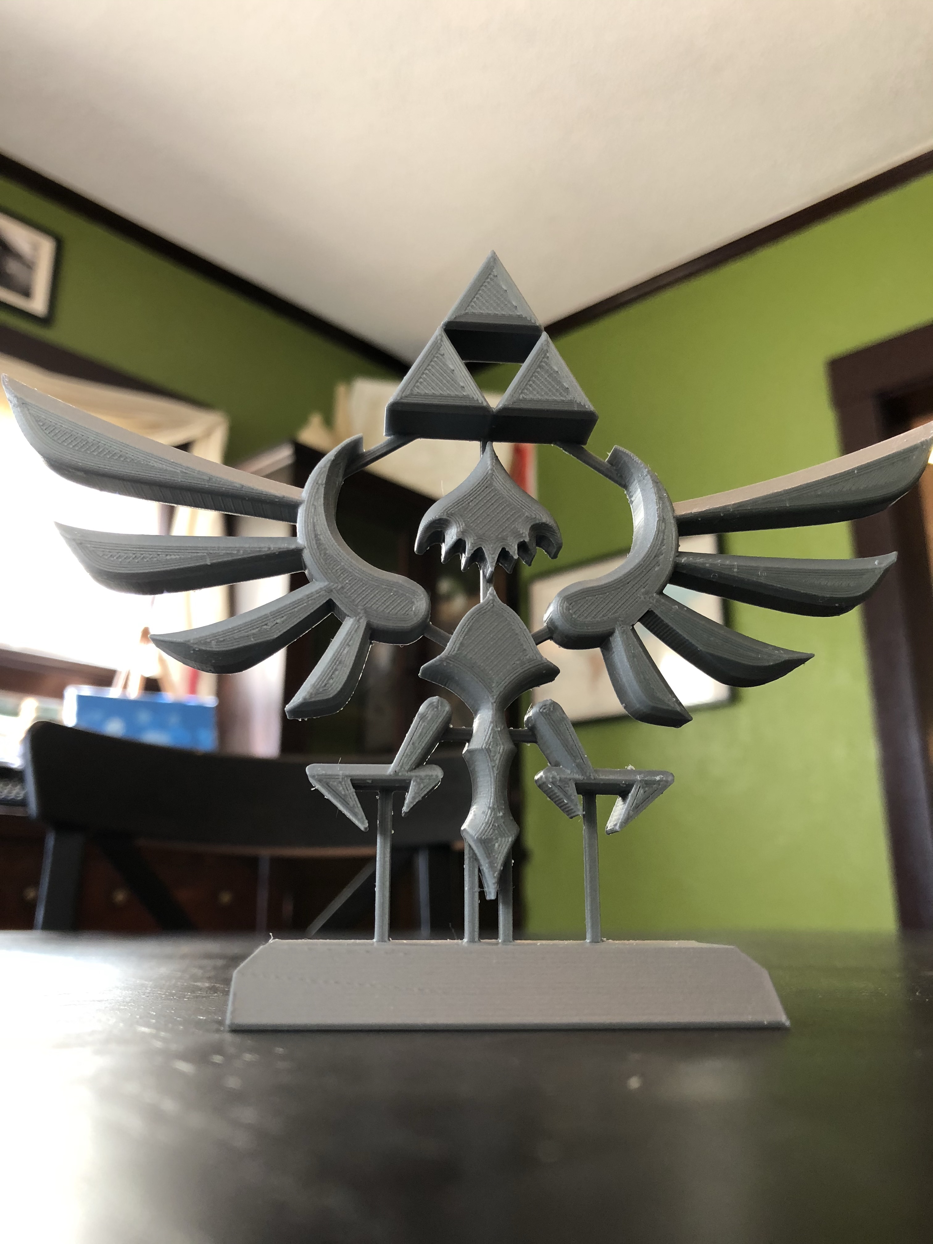 3D Printable Zelda logo by Emil Arnesen