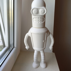 Picture of print of Futurama bender