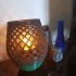 Desk Lamp. Latice Design. Two Part image