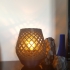 Desk Lamp. Latice Design. Two Part image