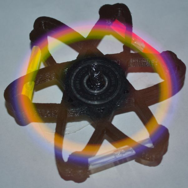 Atomic Glow Stick Fidget Spinner