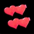 Two Hearts Hair Clip image