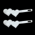 Two Hearts Hair Clip image