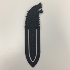 Picture of print of Direwolf Sword Bookmark - Game of Thrones - House Stark