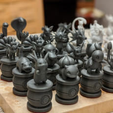 Picture of print of Pokemon Chess Set