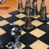 Steampunk Chess Set print image