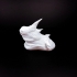 White Rhino Head - Low Poly image