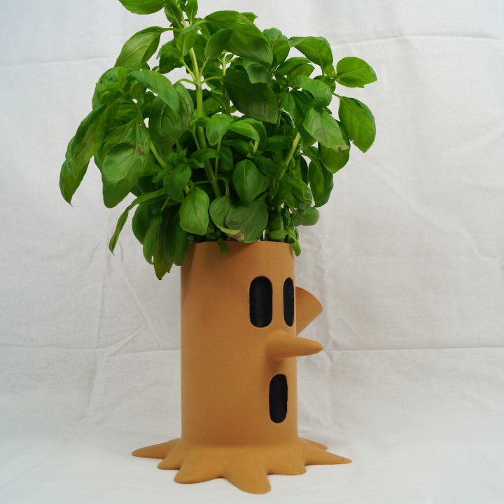 Kirby Pot Planter Flower Pot Planter Handmade Succulent Decoration 3D Print 