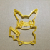 Pikachu cookie cutter print image