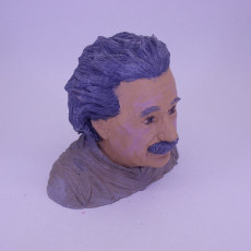 Picture of print of Albert Einstein Bust