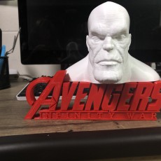 Picture of print of Thanos Bust