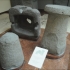 Ensemble of two altars and a statue base with hieroglyphic inscription image