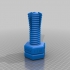 Impossible 3D-printed bolt and nut image