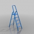 3D-printable scale model of a ladder image