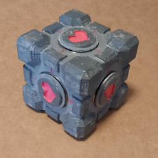 Picture of print of Weighted Companion Cube Fidget Spinner