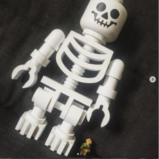 Picture of print of Classic Skeleton Minifig This print has been uploaded by Adam Barnsley