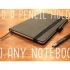 Pen holding tab for any pen/pencil and any notebook/notepad image