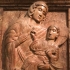 Relief of the Virgin and Child image