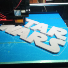 Picture of print of Star Wars Logo