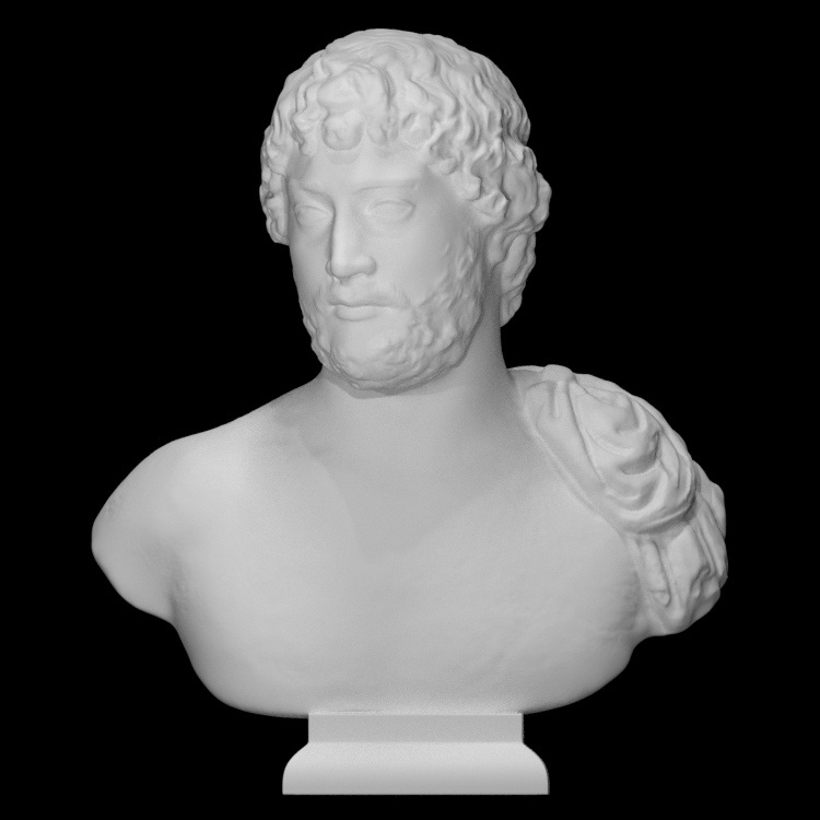 Portrait bust of emperor Hadrian