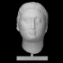 Egyptian limestone male head image