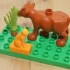 Marble cat to Duplo image