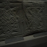Pseudosarcophagus slab with a cross and geometrical and vegetal decoration image