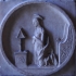 Pair of panels with an Angel and the Annunciation image