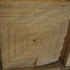 Ornemental slab with posts from a presbytery closure image