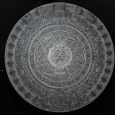 Picture of print of Aztec Calendar - Sun Stone This print has been uploaded by Compound 3D
