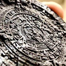 Picture of print of Aztec Calendar - Sun Stone This print has been uploaded by rafael ferraz