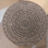 Aztec Calendar - Sun Stone print image