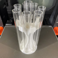 Picture of print of (small) test tube stand (7 test tubes)