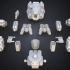 Battletech Marauder FanArt 3D Model Assembly Kit image