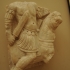 Fragment of a horse rider relief image