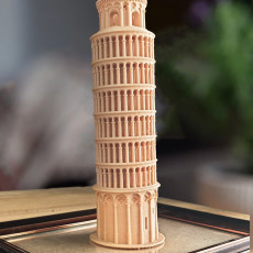 Picture of print of Leaning Tower of Pisa - Italy