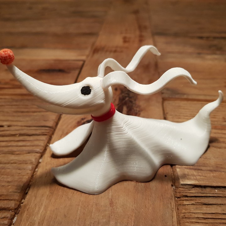 3D Print of Zero The Nightmare Before Christmas by SrenK